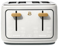 Beautiful 4-Slice Toaster 1700 W Electric Pop Up Toaster  (White)